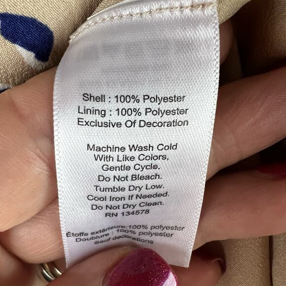 Vineyard Vines Dress XL Leopard Print Tiered Dress Long Sleeve Pullover - Picture 7 of 9